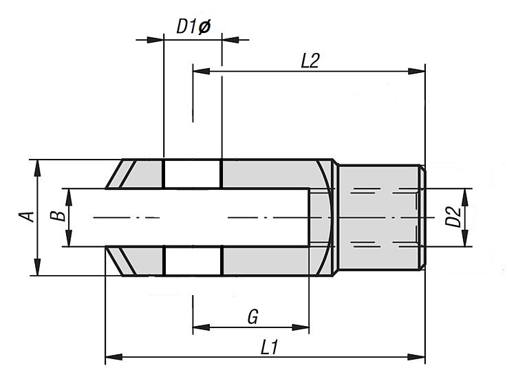 Clevises - Connection Parts Gas Springs - Winco